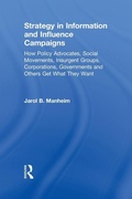 Cover: Strategy in Information and Influence Campaigns - Routledge