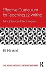 Cover: Effective Curriculum for Teaching L2 Writing - Routledge