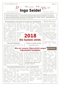 Enlarge image Cover: 2018 Ein System stirbt - BoD - Books on Demand