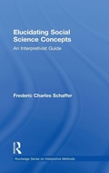 Cover: Elucidating Social Science Concepts - Routledge