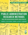 Cover: Public Administration Research Methods - Routledge