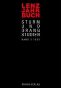 Cover: Lenz-Jahrbuch. Sturm-und-Drang-Studien / Lenz-Jahrbuch 3 (1993) - R&ouml;hrig Universit&auml;tsverlag