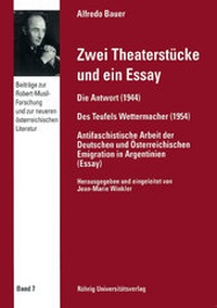 Enlarge image Cover: Zwei Theaterstücke und ein Essay - Röhrig Universitätsverlag