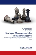 Cover: Strategic Management-An Indian Perspective - LAP Lambert Academic Publishing