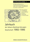 Cover: Jahrbuch der Johann-Gottfried-Schnabel-Gesellschaft - R&ouml;hrig Universit&auml;tsverlag
