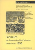 Cover: Jahrbuch der Johann-Gottfried-Schnabel-Gesellschaft - R&ouml;hrig Universit&auml;tsverlag