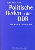Cover: Politische Reden in der DDR - R&ouml;hrig Universit&auml;tsverlag