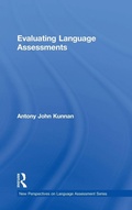 Cover: Evaluating Language Assessments - Routledge