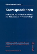 Cover: Korrespondenzen - R&ouml;hrig Universit&auml;tsverlag