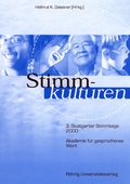 Cover: Stimmkulturen - R&ouml;hrig Universit&auml;tsverlag