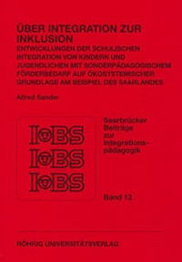 Enlarge image Cover: Über Integration zur Inklusion - Röhrig Universitätsverlag