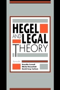 Cover: Hegel and Legal Theory - Routledge
