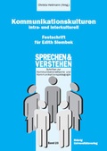 Cover: Kommunikationskulturen - intra- und interkulturell - R&ouml;hrig Universit&auml;tsverlag