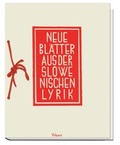 Cover: Neue Bl&auml;tter aus der slowenischen Lyrik - Wieser Verlag
