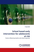 Cover: School based early intervention for adolescents at risk - LAP Lambert Academic Publishing