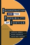 Cover: Deconstruction and the Possibility of Justice - Routledge