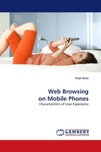 Enlarge image Cover: Web Browsing on Mobile Phones - LAP Lambert Academic Publishing