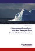 Cover: Dimensional Analysis - LAP Lambert Academic Publishing