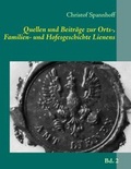 Cover: Quellen und Beitr&auml;ge zur Orts-, Familien- und Hofesgeschichte Lienens - BoD - Books on Demand