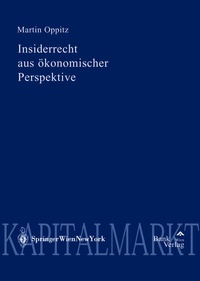 Abbildung von: Insiderrecht aus ökonomischer Perspektive - BankVerlag Wien
