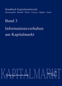 Abbildung von: Handbuch Kapitalmarktrecht Band 3 - BankVerlag Wien
