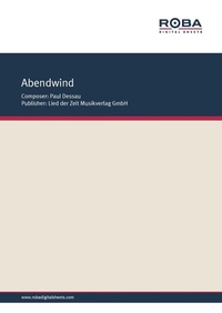 Enlarge image Cover: Abendwind - Lied der Zeit Musikverlag GmbH