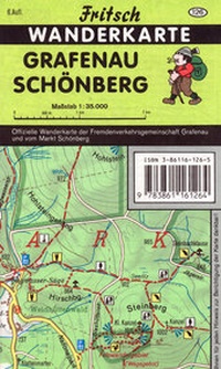 Abbildung von: Grafenau - Schönberg - Fritsch Landkartenverlag
