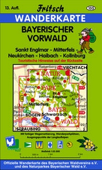 Abbildung von: Bayerischer Vorwald - Fritsch Landkartenverlag