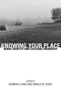 Cover: Knowing Your Place - Routledge