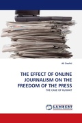 Cover: The Effect of Online Journalism on the Freedom of the Press - LAP Lambert Academic Publishing