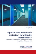 Cover: Squezze Out: How much protection for minority shareholders? - LAP Lambert Academic Publishing