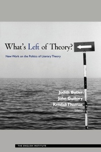 Enlarge image Cover: What's Left of Theory? - Routledge
