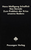 Cover: Das Gerede - Passagen
