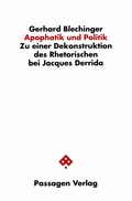 Cover: Apophatik und Politik - Passagen