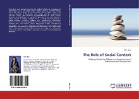 Enlarge image Cover: The Role of Social Context - LAP Lambert Academic Publishing
