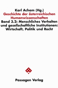 Abbildung von: Geschichte der österreichischen Humanwissenschaften / Geschichte der österreichischen Humanwissenschaften - Passagen