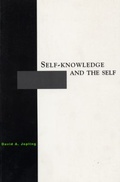 Cover: Self-Knowledge and the Self - Routledge