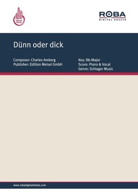 Enlarge image Cover: Dünn oder dick - Edition Meisel GmbH