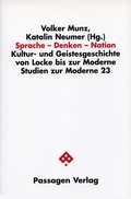 Cover: Sprache - Denken - Nation - Passagen
