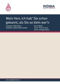 Cover: Mein Herr, ich hab' Sie schon gekannt, als Sie so klein war'n - Edition Meisel GmbH