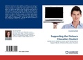 Cover: Supporting the Distance Education Student - LAP Lambert Academic Publishing
