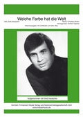 Cover: Welche Farbe hat die Welt - Nero Musikverlag GmbH & Co. oHG
