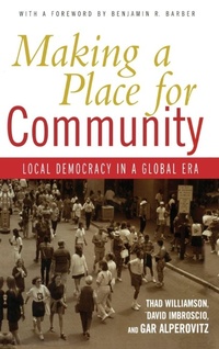 Enlarge image Cover: Making a Place for Community - Routledge