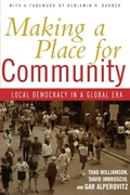 Cover: Making a Place for Community - Routledge