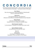 Cover: Concordia - Internationale Zeitschrift f&uuml;r Philosophie Heft 50 - Verlag G&uuml;nter Mainz