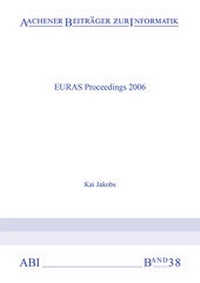 Enlarge image Cover: EURAS Proceedings 2006 - Verlag Günter Mainz