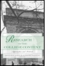 Cover: Research in the College Context - Routledge