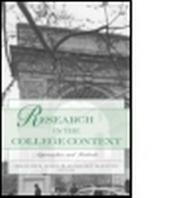 Enlarge image Cover: Research in the College Context - Routledge