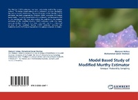 Enlarge image Cover: Model Based Study of Modified Murthy Estimator - LAP Lambert Academic Publishing