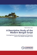 Cover: A Descriptive Study of the Modern Bengali Script - LAP Lambert Academic Publishing